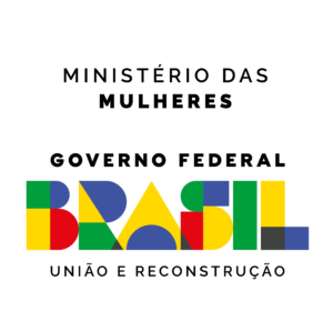 Logo do Ministério das Mulheres, governo federal, brasil união e reconstrução